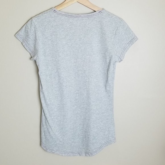 Hard Rock Cafe Live Love Rock Light Gray & Pink Logo Short Sleeve Tee Size S - Picture 3 of 7